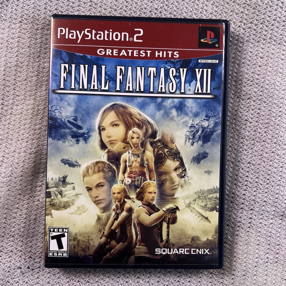 Square Enix Final Fantasy XII PS2 Game Greatest Hits RPG Sony PlayStation Retro‎